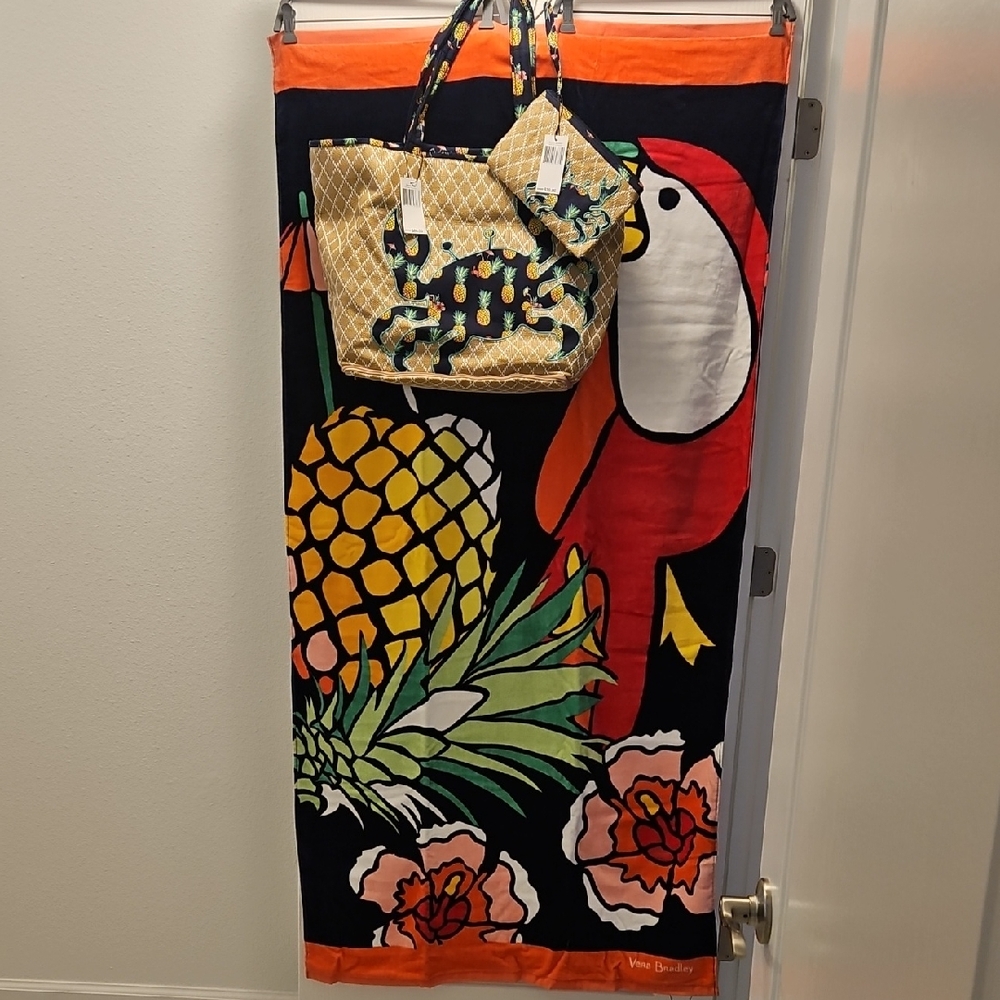 NWT, 3-Piece VERA BRADLEY Toucan Party Set